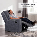 Betsy Furniture Soft Microfiber Manual Reclining Sofa Set, Sofa w/Dropdown Table - Image 6