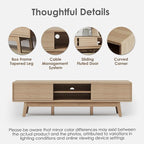 TOLEAD 59" TV Console, Mid Century Modern TV Stand - Image 5