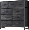 DUMOS 9 Drawer Dresser for Bedroom, Fabric Storage Organizer by DumosLifestyle