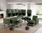CHIC HOUSE Modular Sectional Sofa - Image 4