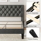 Einhomn Full Size Platform Bed Frame - Image 6