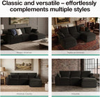 Novilla 104.3" Modular Cloud Couch, Modern Sectional Sofa - Image 22