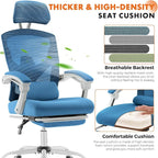 Sweetcrispy Office Computer Desk Chair Set of 2, Ergonomic High-Back Mesh - Image 4