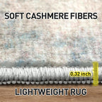 4x6 Area Rugs Washable Rug: Modern Abstract Living Room Rug Soft Anti-Skid Thin - Image 6