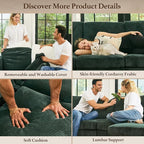 Belffin U Shaped Sectional Sofa Couch Modular Sectional Sofa - Image 5