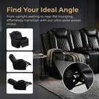 2-Piece Leather Power Recliner Sofa Set - Image 5