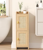 Akxomel Rattan Small Bathroom Cabinet by Akxomel