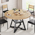 Jocoevol Round Dining Table, Kitchen Dining Room Circle Dinner Pedestal Table by JOCOEVOL