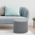 Studio Living Wentworth 19" Round Ottoman, Urban Transitional, Fully Assembled - Image 6
