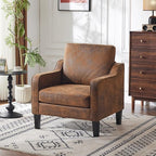 VINGLI Accent Chair for Living Room Chairs Rustic Reading Chair for Bedroom - Image 2