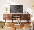 SUPERJARE TV Stand for 55 Inch TV, Entertainment Center - Image 2