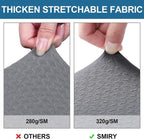 Smiry Waterproof Seat Covers for Dining Room Chairs Set of 10, Stretch Jacquard - Image 4