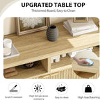 GarveeLife 65 Inch Fluted Sideboard Buffet Cabinet - Image 4