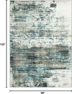8x10 Area Rugs Washable Rug: Large Modern Abstract Living Room Rug Soft - Image 2