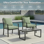 24x24 Inch Outdoor Chair Cushions Set of 2, Patio Furniture Cushions - Image 2