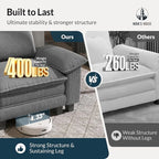 HERA'S HOUSE 158" Modular Sectional Sofa, Oversized U Shaped Couches - Image 8