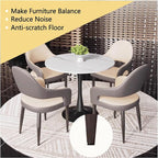 M6 Adjustable Furniture Levelers Table Feet Screw in Threaded, Screw on Chair - Image 3