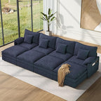 Vesgantti 142" Oversized Sectional Sofa Bed, 8-Seater Modular Sleeper Cloud by Vesgantti