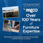 MECO Stakmore True Mission Wooden Folding Chairs - Image 7