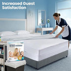 Utopia Bedding Queen Mattress Protector Zippered, 100% Waterproof Bed Bug and - Image 4