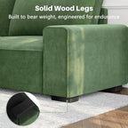 Vesgantti 85'' Chenille Couch for Living Room, 3 Seater Comfy Sofa - Image 7