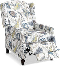 Upholstered Wingback Recliner Chair by Consofa
