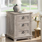 Joaxswe Farmhouse Night Stand Set of 2, Dresser - Image 9