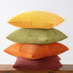 MIULEE Yellow Orange Rust Throw Pillow Covers 20x20 Inch 4 Packs Boho Farmhouse - Image 8