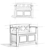 SIMPLIHOME Amherst Entryway Storage Bench - Image 15