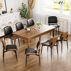 YaFiti Dining Chairs Set of 6, Mid Century Modern Accent Dining Room and - Image 4