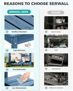 SERWALL Outdoor Potting Bench - Image 4