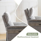 Oversized Power Recliner Chair Swivel Glider - Image 7