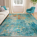 RELEANY Washable Area Rugs 5'x7' Non-Slip Modern Abstract Soft by RELEANY