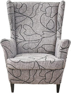 KRFOONN Wingback Chair Covers Slipcovers 2 Piece Stretch Wing Chair Covers by KRFOONN