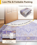 RELEANY Area Rugs 2'6"x4' Kitchen Rugs Entry Rug Small Rugs - Image 5