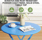 3-Piece Folding Bistro Set, Outdoor Patio Furniture Set - Image 3