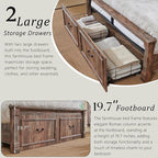 Aitjunz Farmhouse Full Size Bed Frame - Image 5