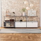Modern Storage Cabinet Sideboard Versatile Free-Standing Organizer Cabinets - Image 6