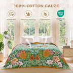 LUTBM Boho Throw Blanket for Bed Cotton Summer Blankets Bedroom Living Room - Image 2
