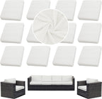 Outdoor Cushion Covers Set, Replacement by SUKAIKEQA