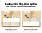 Metal Sideboard with 2 Flap Doors, DIY Modern Home Furnishing, Foyer - Image 5
