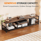 VECELO TV Stand with Power Outlets - Image 9