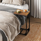WLIVE C Shaped End Table, Small Couch Side Tables - Image 2