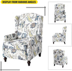 Upholstered Wingback Recliner Chair - Image 5