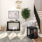 Plank+Beam Forma Console Table, 46 Inch, Solid Wood Sofa Table, Entryway Table - Image 5