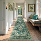 RELEANY Area Rugs 2'6"x12' Runner Rug Non Slip Washable by RELEANY