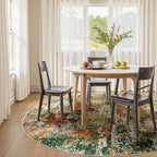RELEANY Washable Area Rugs 6ft Non-Slip Modern Abstract Soft - Image 3