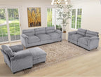 HAOMARKETS Corduroy Sofa Set, Upholstered Armchair Set of 2 and Loveseat - Image 7