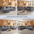 Belffin Large Modular Sectional Sofa - Image 5