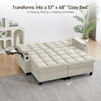 Auvsoce 71" Loveseat Recliner Chair - Image 6